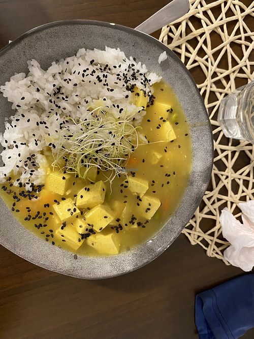 Thai yellow curry   at Alanda in Banska Bystrica