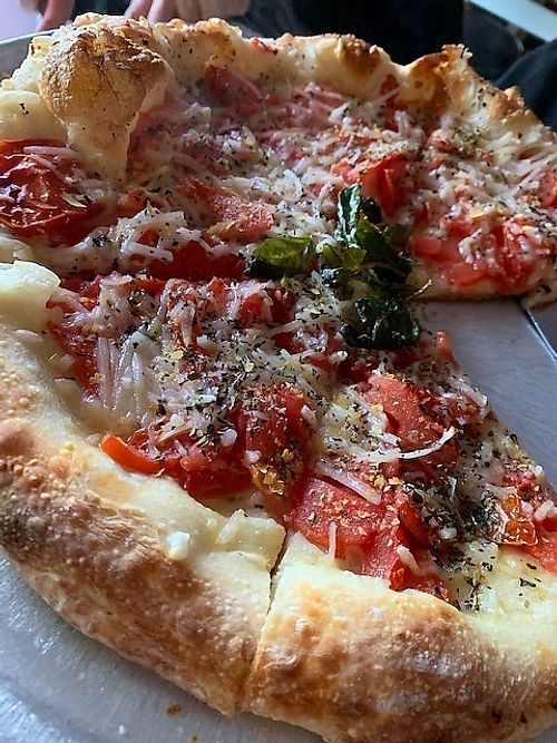 Vegan Margarita Pizza at Nice Guys Pizza and Beer in Cape Coral