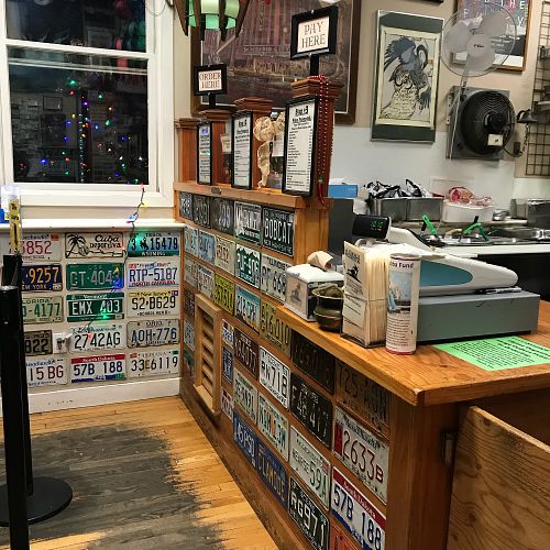 Ordering counter at La Choza in Vineyard Haven