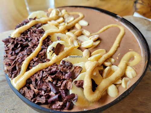 Chocki monkey smoothie bowl at The Green Place in Puerto Vallarta