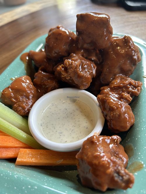 Cauliflower wings   at The Green Place in Puerto Vallarta