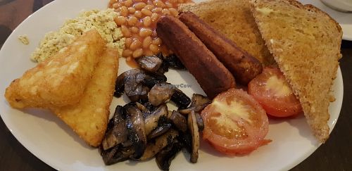 Vegan breakfast at Phoenix Plant Based Eatery in Prescot