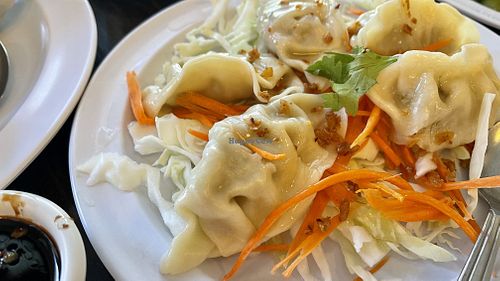 Potstickers  at Samata Vegan House in Hollywood