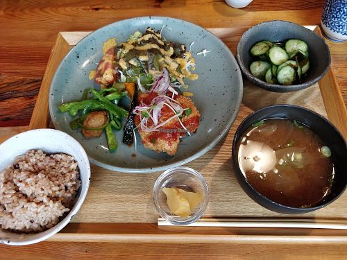 Another lunch set at Yasai-Shokudo Koyama in Okayama