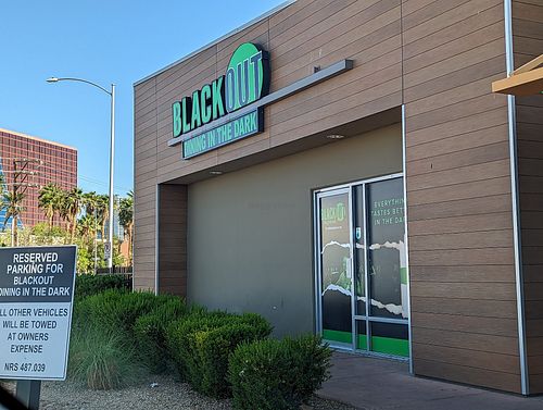 Blackout dining in the dark! at BLACKOUT Dining in the Dark in Las Vegas