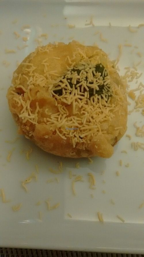 sweet ans sour tattie in gram flour at Kalpna in Edinburgh