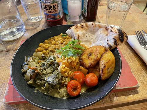 Vegan brunch bowl  at Turtle Bay in York