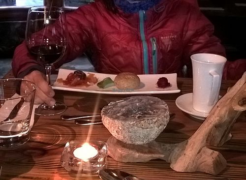 Apperetiv at Martin Pescador in Futaleufu