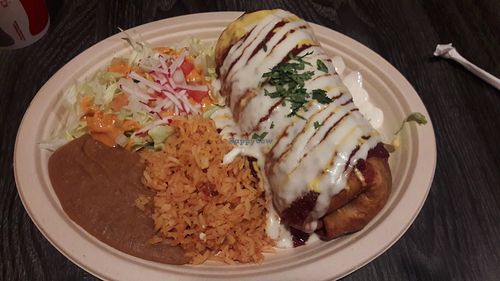 Huge wet burrito - could not finish at Doomie's NextMex - Vine in Hollywood