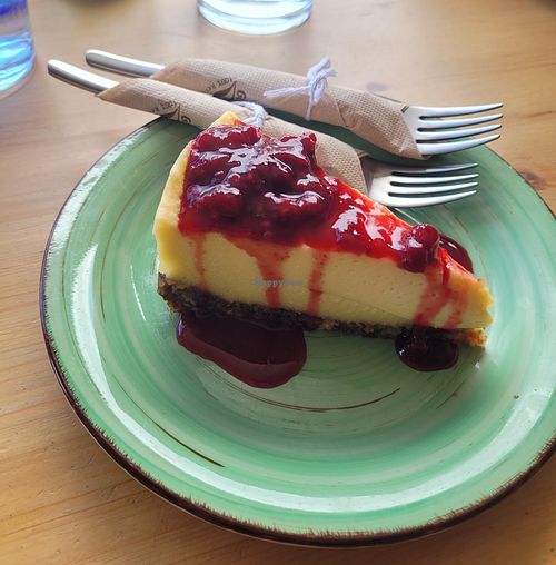 Cheesecake at Happy Cactus in Fuerteventura