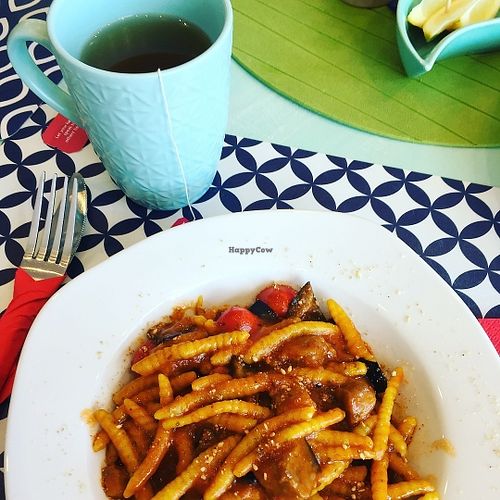 gluten free pasta at Happy Cactus in Fuerteventura