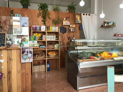 Inside counter  at Happy Cactus in Fuerteventura