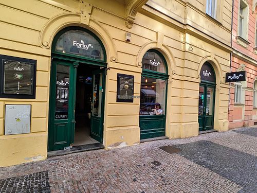 Outside of Forky at Forky's - Veleslavinova in Prague