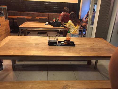 Seating  at Forky's - Veleslavinova in Prague