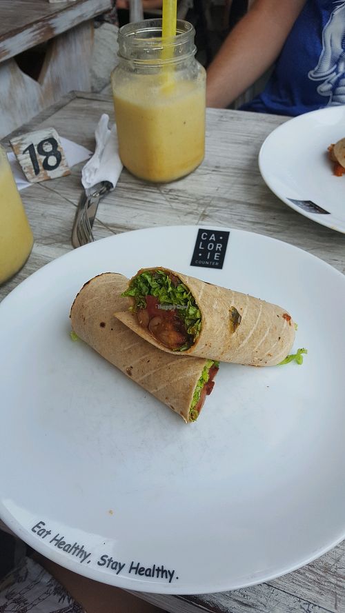 vegetable atta wrap at Calorie Counter in Galle