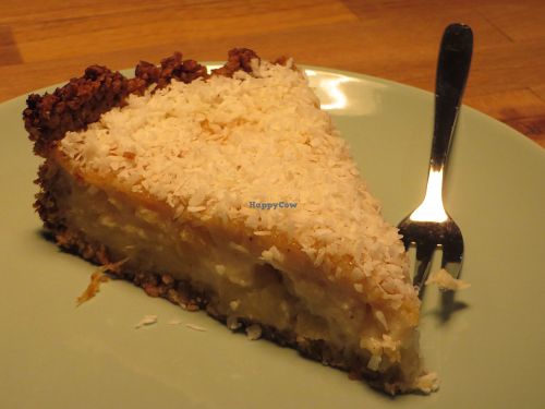 Ananas Kokos Kaesekuchen at Cats Cafe in Karlsruhe