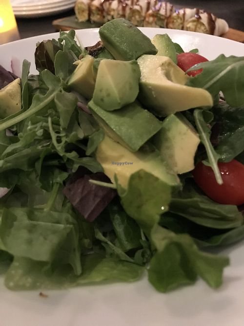 Rocket and avocado salad at Bangkok Bistro in the Alley in Burlington