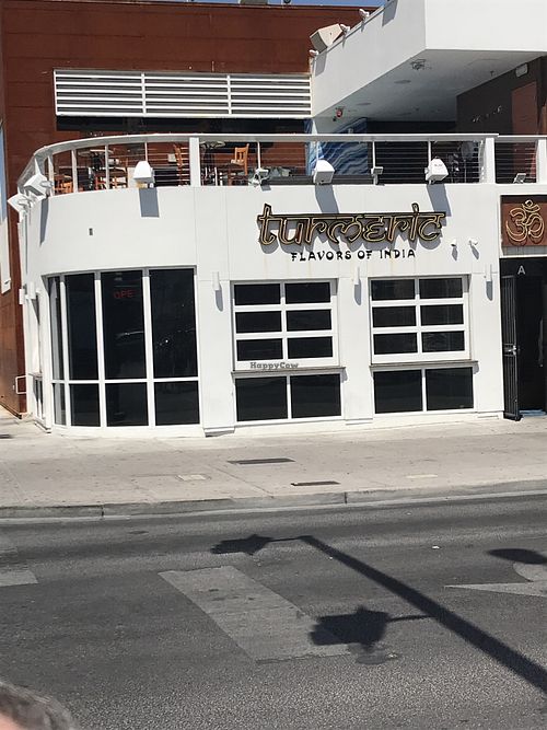 Outside of restaurant  at Turmeric Flavors of India in Las Vegas