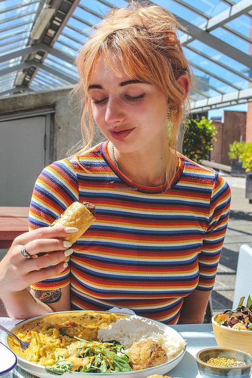Vegan Sausage rolls go Krishna Food Wellington! at Krishna Food - Kelburn Campus in Wellington