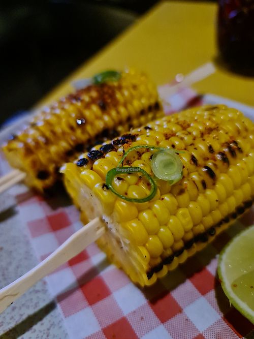 Grilled corn at Paco's Tacos in Ringwood