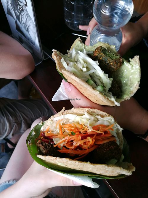 falafel pockets  at Warung Falafel in Ubud