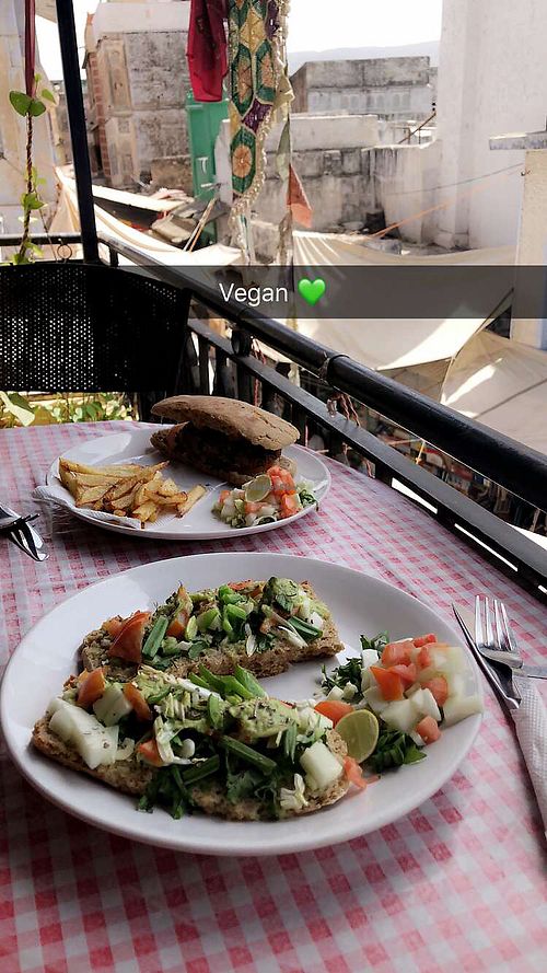 BEST VEGAN PLACE IN PUSHKAR at The Laughing Buddha Cafe in Pushkar