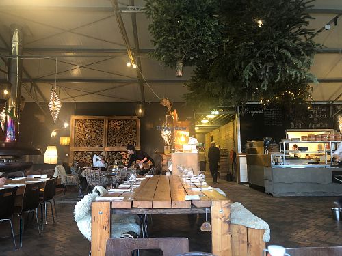 Restaurant during Christmas time at Buitenplaats de Plantage in Vogelenzang