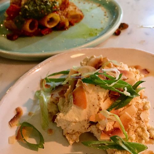 Rigatoni & Yes tofu at Yes Yes Yes in Helsinki