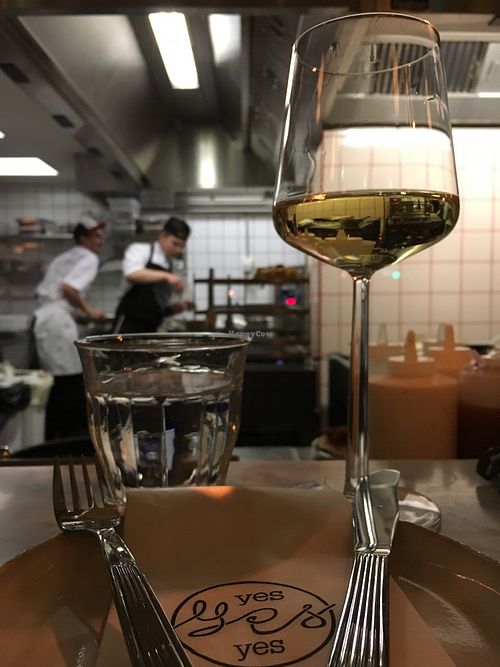 Dining at bar.  at Yes Yes Yes in Helsinki