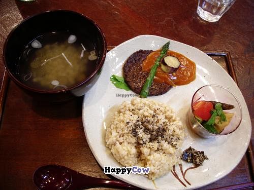 Lunch plate. at Future Food Cafe Restaurant Tubu Tubu in Tokyo