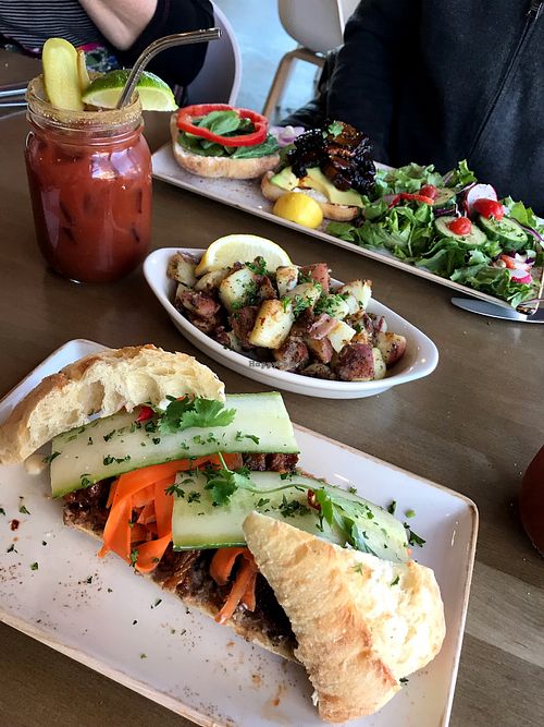 Bahn mi and hash at The Moth Cafe - Downtown in Edmonton