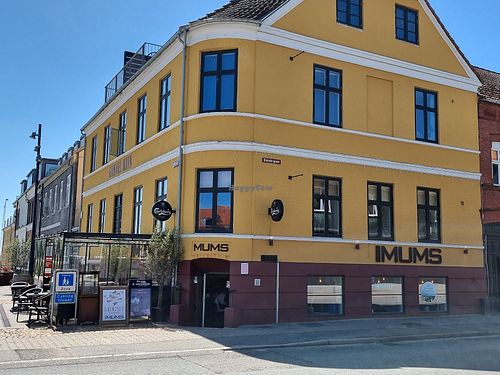 On the corner at Cafe Mums in Fredericia