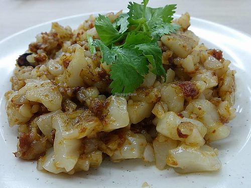 fried carrot cake at SHU Vegetarian 蔬方斋 in West Singapore