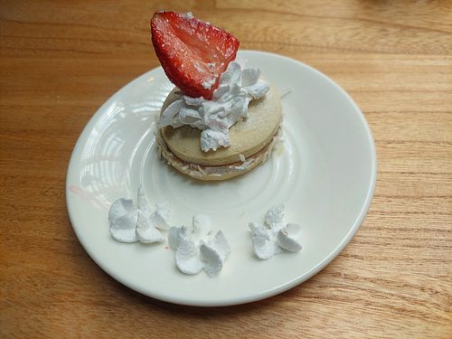 Dessert at La Bruja Vegan Foods in Antigua