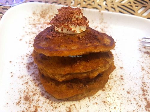 Tiramisu pancakes at Une Cuillère Pour Maman in Bergerac