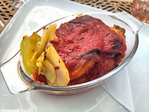 Moussaka at Une Cuillère Pour Maman in Bergerac