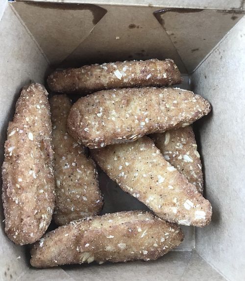 Chicken strips   at Santana's Vegan Grill in Colorado Springs