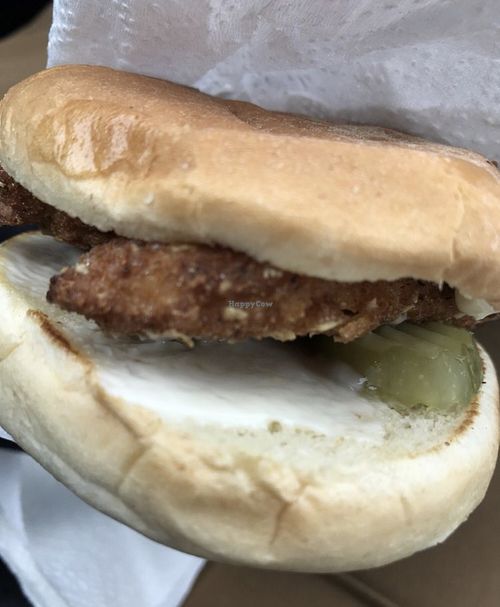 Bacon Burger no chz  at Santana's Vegan Grill in Colorado Springs