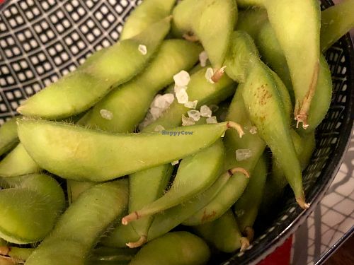 edamame at Umaii Ramenbar in Leipzig