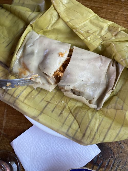 Tamale   at Mercado Organico La Cosecha in Oaxaca
