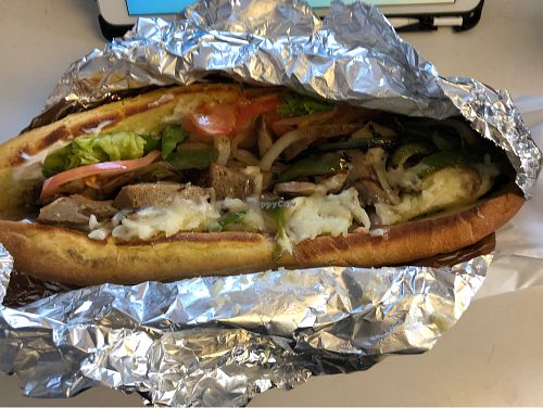 Vegan Cheesesteak  at Pizza Mia in New Windsor