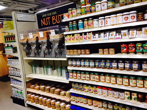 Nut butters at MOM's Organic Market in Washington