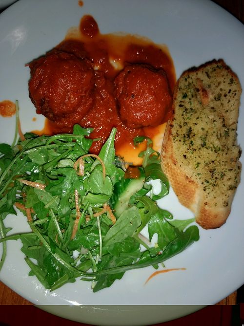 wee ones veggie meatballs at Akva in Edinburgh