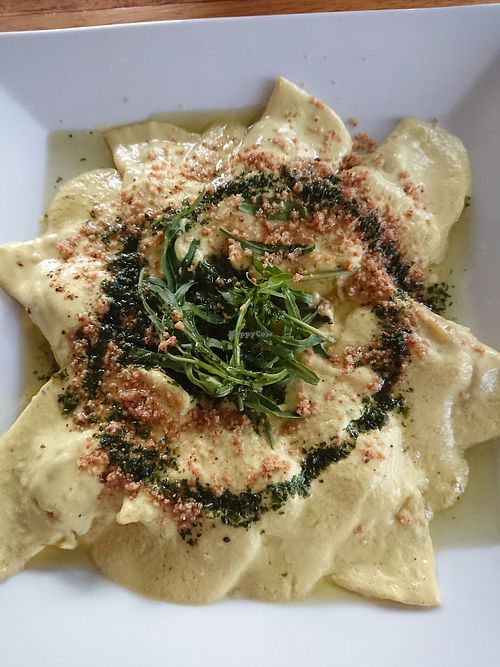 Tofu Ravioli at Green-Go Garden in Siem Reap