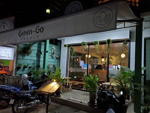 You can't  miss it. at Green-Go Garden in Siem Reap