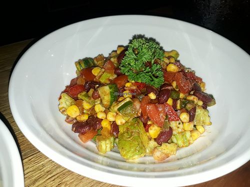 Mexican bean salad at Green-Go Garden in Siem Reap