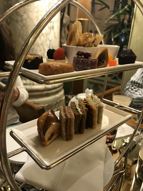 Vegan high tea at The Palm Court in New York City