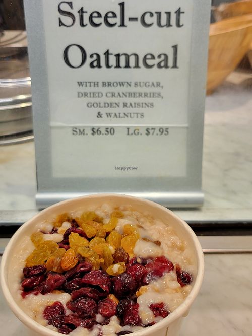 Oatmeal for a morning flight at SFO - Napa Farm Market - TG in South San Francisco