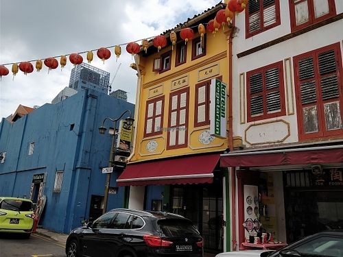 restaurant exterior
 at Soul Veggie Korean Vegetarian in Central Singapore