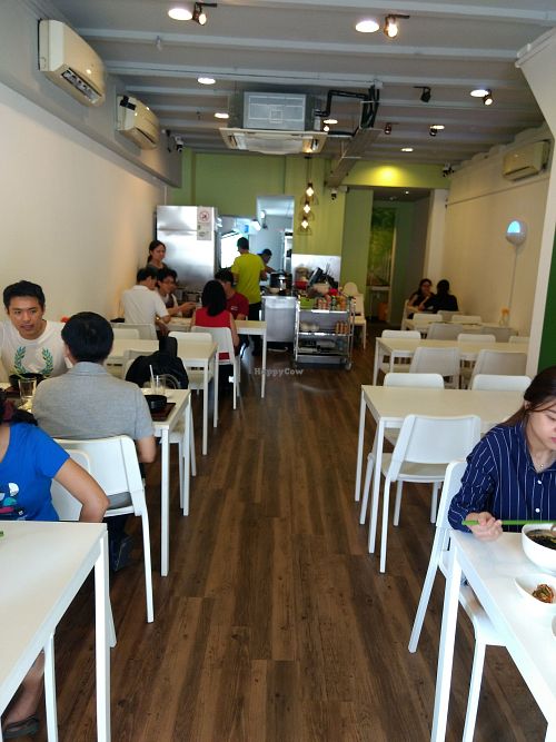 Inside at Soul Veggie Korean Vegetarian in Central Singapore